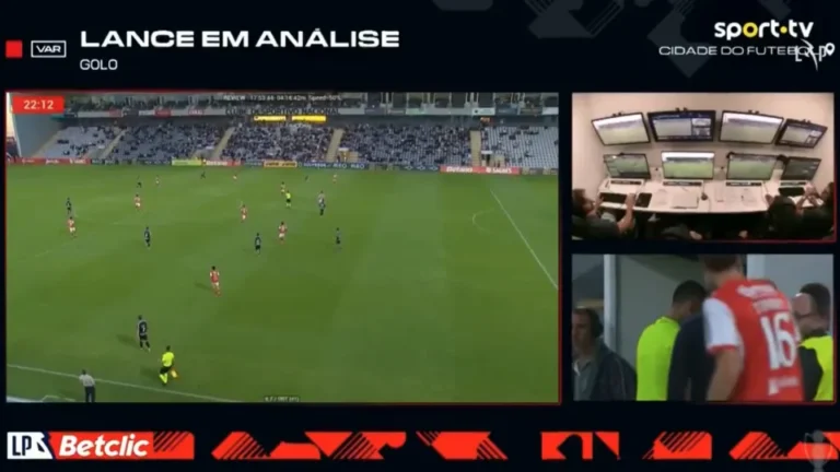 Controversial goal at Nacional-Sp. Braga spent six minutes on VAR